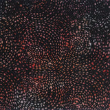 PREMIUM QUILT BACK BA 108 1522 Black with red white circles