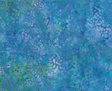 BA OM 1629 Light Purple Aqua Green Rice Pattern Ocean Mandala Range Batik Fabric for Patchwork and Quilting