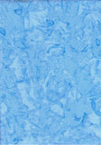 AT 011A Lake Blue Batik Fabric Patchwork and Quilting