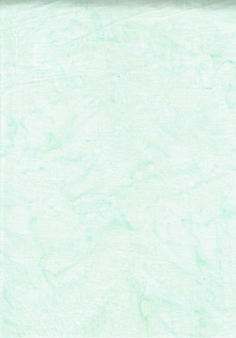 AT 025A Pearl Green Batik Fabric Patchwork and Quilting