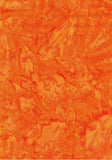 AT 066 Melon Light Orange Batik Fabric Patchwork and Quilting