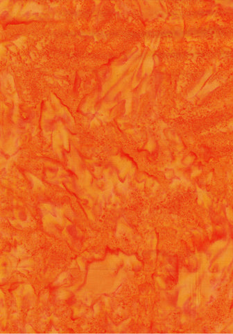 AT 066 Melon Light Orange Batik Fabric Patchwork and Quilting