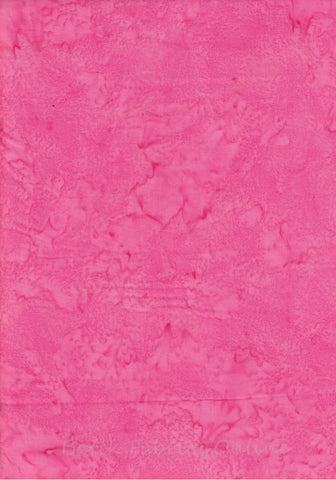 AT 073 Mid Pink Batik Fabric Patchwork and Quilting