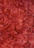 AT 124A Lava Solid Spice Batik Fabric Patchwork and Quilting