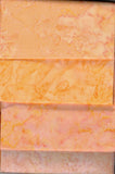 AT 182 Apricot Gold Fat Quarter [4 Pack ] Batik Fabric Patchwork and Quilting