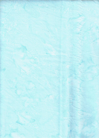 AT 001B- Baby Blue Batik Fabric Patchwork and Quilting