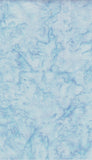 Pale Blue mottled hand dyed cotton batik fabric