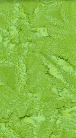 AT 028A Grass Green Batik Fabric Patchwork and Quilting