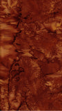 AT 123 H Glowing Golden Brown Tonal Batik Fabric for Patchwork and Quilting