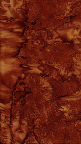 AT 123 H Glowing Golden Brown Tonal Batik Fabric for Patchwork and Quilting