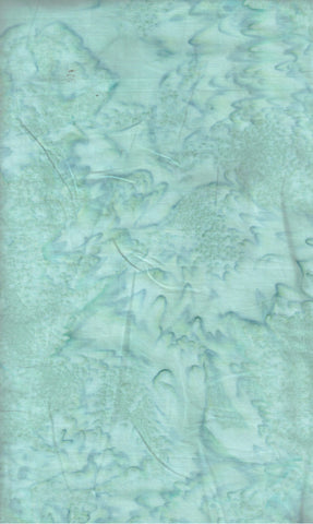 AT 131 H Pale Mint Green Tonal Batik Fabric for Patchwork and Quilting
