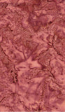 A close-up of a textured fabric or material swatch with a mottled, organic pattern in dusty pink, mauve, and terracotta tones.
