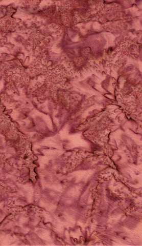AT 136: Cinnamon Toned Batik Fabric for Patchwork and Quilting