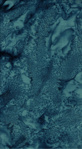 AT 013 H London Tonal Batik Fabric for Patchwork and Quilting, Mid Steel Blue