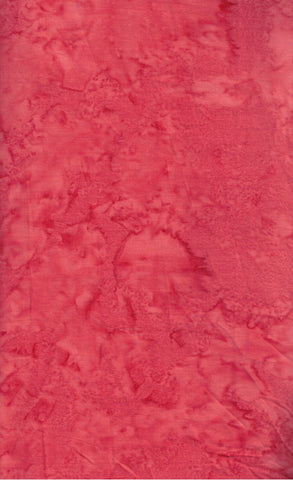 AT 045 H Tara Batik Fabric for Patchwork and Quilting, Saturated Blush Pink Colour