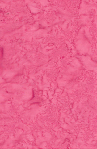 AT A014 Anthology Lava Tulip 1683 Mid Pink Cotton Batik Fabric Patchwork and Quilting