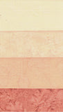 Four Fat Eighths Cream Tan Cotton Batik Fabrics