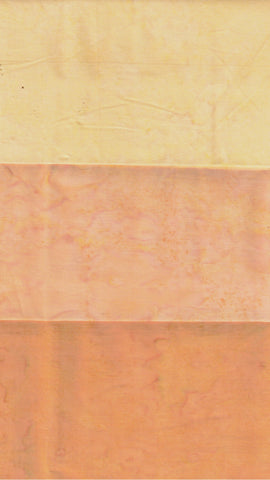 AT FQ3 0602 Cream to Dark Cream Fat Quarter Set [3 Set] Batik Cotton