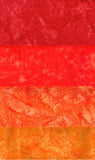 Orange to Gold Cotton Batik Fabric