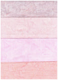 AT SQ4-0204 Pink Purple [4 Pack] Skinny Quarters 1 Meter Total Batik Fabr