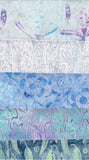 Aqua Blue Batik Riverdance Range Fat Eighth Bundle- 10 Fat Eighths/ SBFE10-4