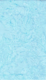 Light blue textured fabric with a crinkled, mottled pattern.
