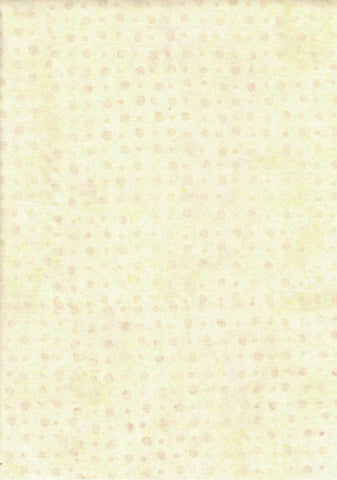 BA AU 1795 Aura Range Patterned Tone on Tone Dark Creamy Bone colour with Pale Dusky Pink Dots , Cotton for Patchwork and Quilting (