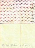 BA F2 Spot-20 Cream Tonal and Spot Bundle of 2 Fat Quarters Batik Cotton