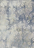 BA HE 1964 Pale Grey Floral Baik Cotton Fabric