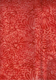 BA AU 1820 Sunset Range Patterned Tone on Tone, Tangerine Coloured Floral, Cotton for Patchwork and Quilting