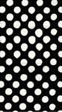 Black and white large Spots Batik Fabric