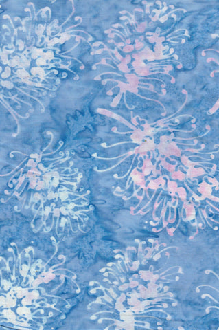 BAAL 1035 Wildflower Range by Batik Australia Batik Cotton Fabric 1M Piece