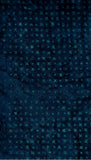 BA DP 2067 Blue on Dark Teal Blue Dots and Crosses Pattern Designer Palette Range Cotton Batik Fabric