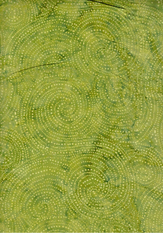 BADS 415 Lime  Green  Yellow Dot Swirl