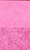 Pink Batik Cotton Fabric textured