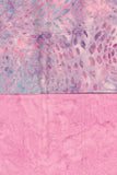 Pink and purple watercolor pattern on a textured pink background