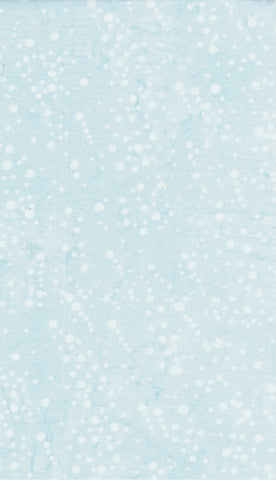 BA GY 2230 Galaxy Range Pale Blue with Off White Random Dots Batik Cotton for Patchwork and Quilting