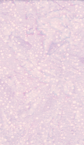 BA GY 2232 Galaxy Range Pale Mauve with Off White Random Dots Batik Cotton for Patchwork and Quilting