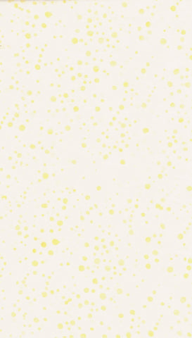 BA GY 2217 Galaxy Range Off White with Soft Lemon Random Dots Batik Cotton for Patchwork and Quilting
