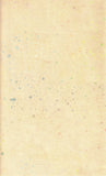 A Creamy beige cotton batik fabric with subtle watercolor splatters in muted blue, grey and pink