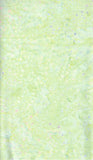 Pale Green Cotton Batik Fabric with random sized Grey and Pink Spots