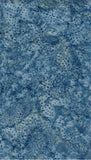 Blue textured Cotton Batik fabric pattern