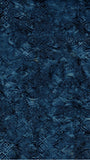 Textured blue cotton batik fabric with a subtle pattern