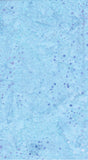 Light blue watercolor cotton batik fabric textured with subtle marbling and scattered purple-blue speckles.