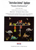 BA TR Pattern Kit Tree Kangaroo and Wombat with Bonus Free Koala Clothesline Pattern