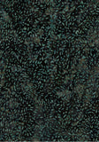 BB-81000-636 Batik Teal Rice Grain Pattern on Dark Green  Cotton for Quilting