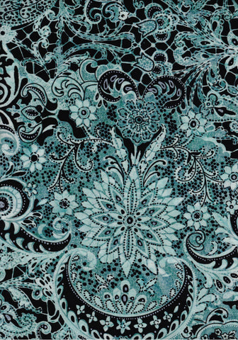 SBHM3-4-6 Stash Builder Coordinating Print Lustre Range with 2 Tonals [3 Half Meter Pack] Batik Fabric Patchwork and Quilting