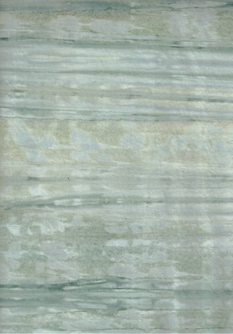 BB-81230-66 Sage Green Grey Stripe Batik Cotton for Quilting
