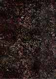 BB-81600-94 Batik BFF Brown Tan Swirls on Charcoal Cotton for Quilting