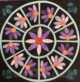 Mauve Pink Batik Bundle Garden Sundial Starter Pack- 3 Fat Quarters and 4 Fat Eighths/ SBFQE7GS-17